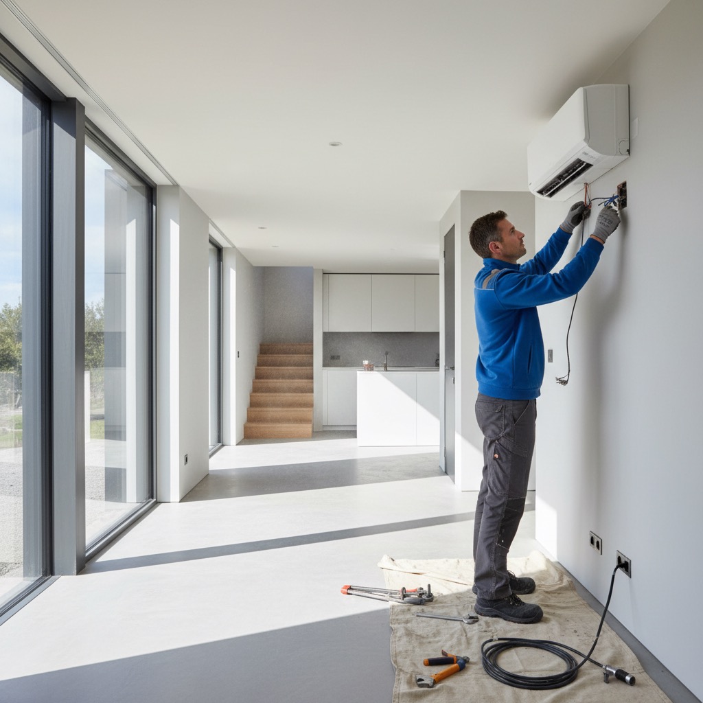 Artisan Climatisation en intervention en Vendée — Énergie Travaux Habitat