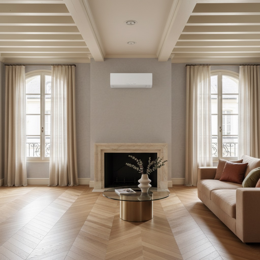 Climatisation — installation terminée et fonctionnelle en Vendée