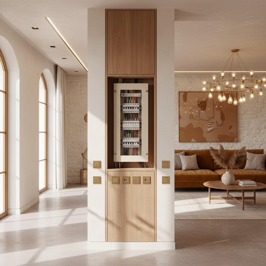 Électricité — installation terminée et fonctionnelle en Vendée