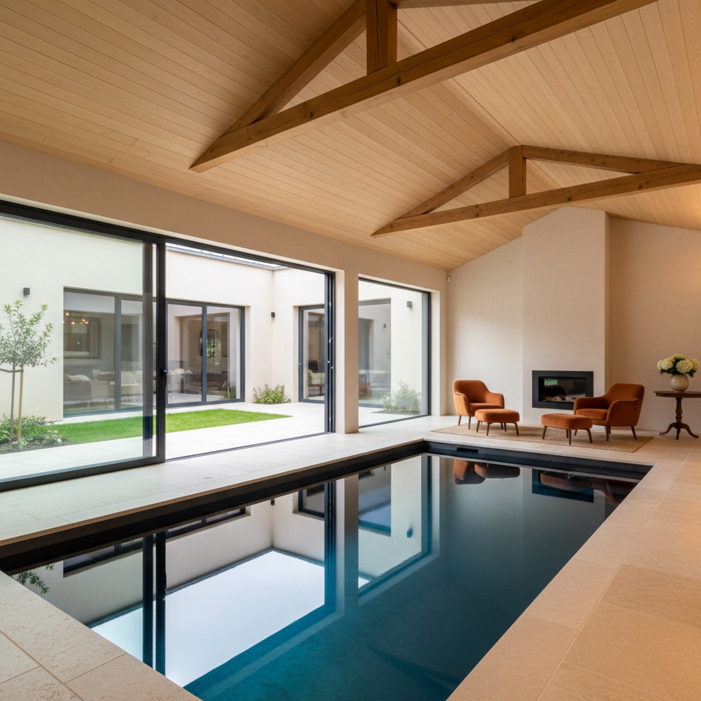 Piscine — installation terminée et fonctionnelle en Vendée